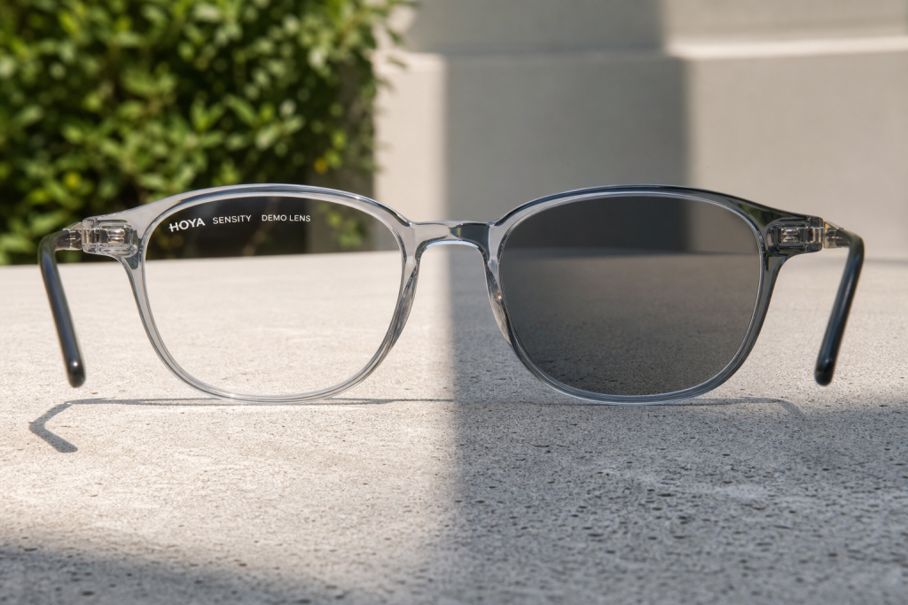 Hoya Sensity photochromic lenses