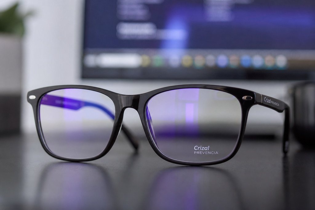 Crizal Prevencia anti-blue light lenses