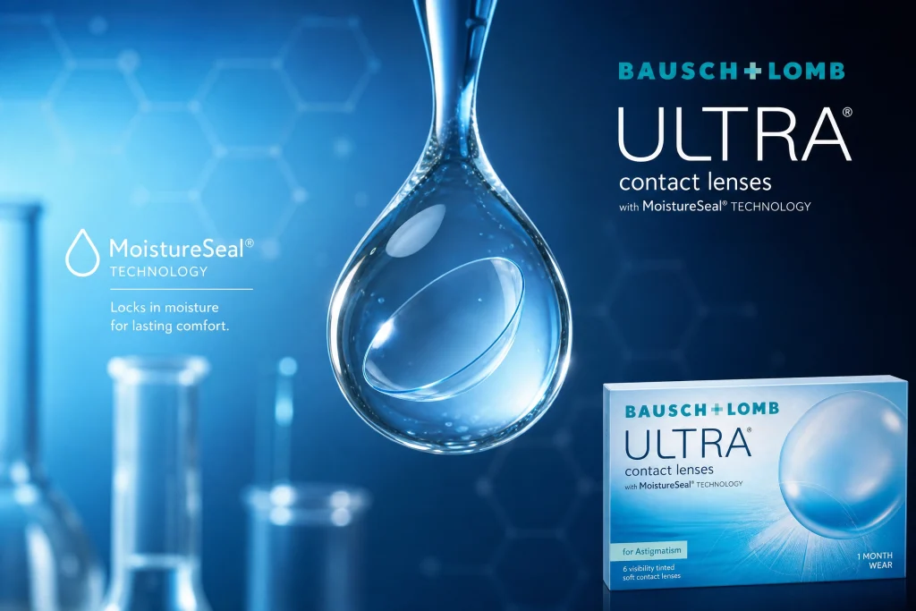 Bausch and Lomb Ultra Monthly Contact Lenses